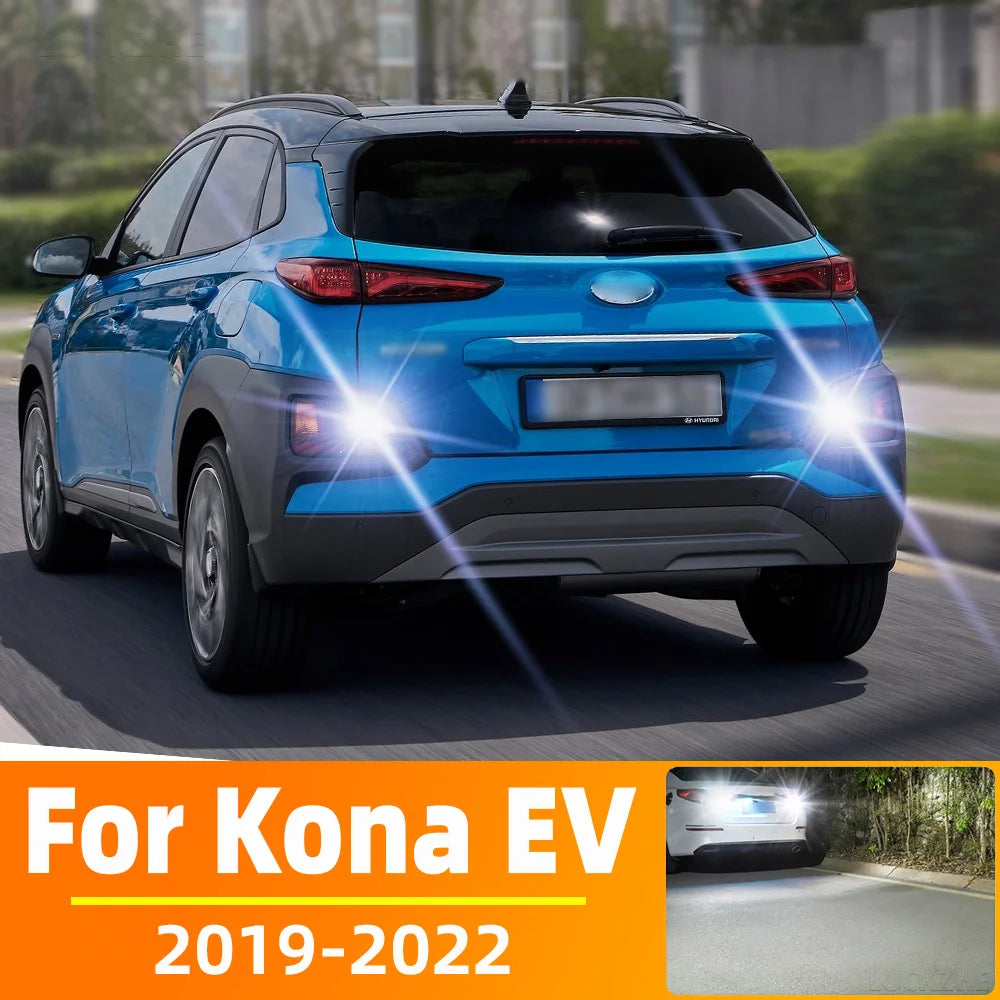 AutoGlowLED LED Backup Reverse Light for Hyundai Kona EV 2019-2022, 2PCS Canbus Error Free