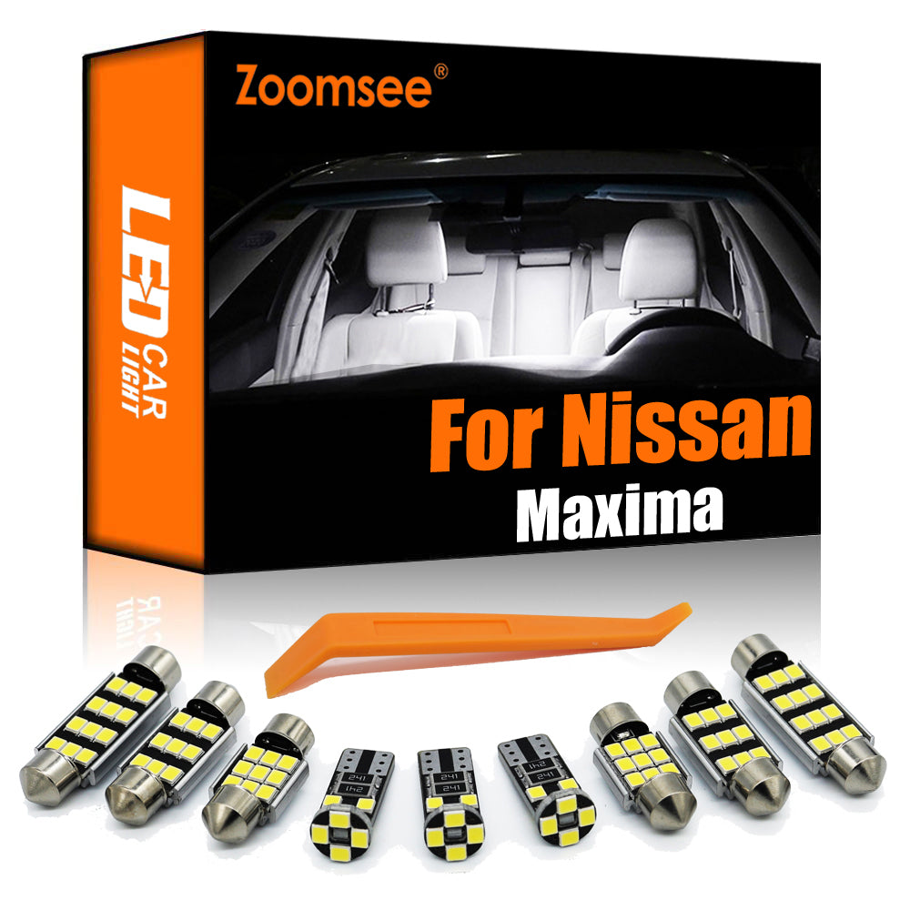 AutoGlowLED Interior LED Light Kit for Nissan Maxima PU11-J30-A32-A33-A34-A35-A36 1984-2021 Canbus