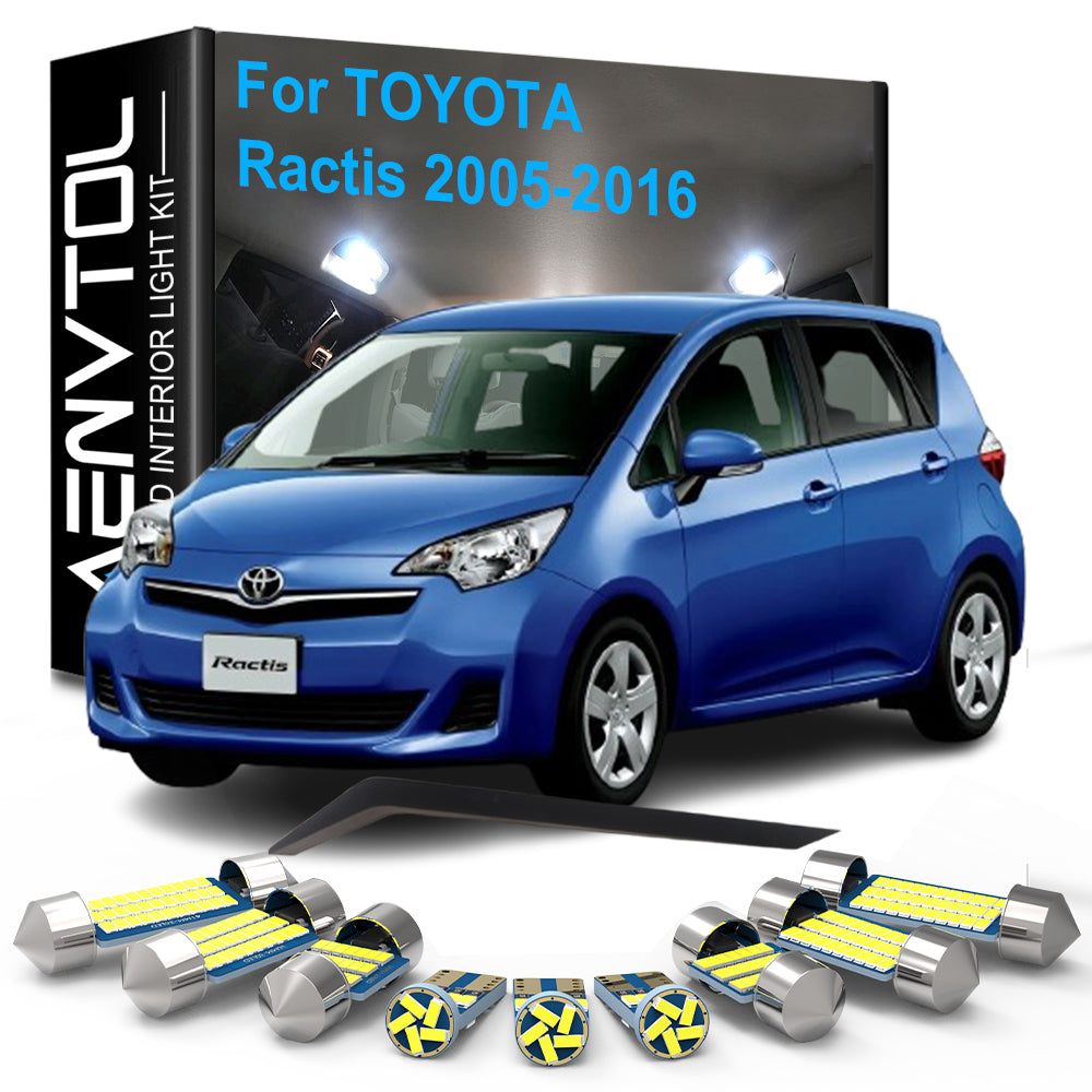 AutoGlowLED LED Interior Light Kit for Toyota Ractis 2005-2016 Canbus