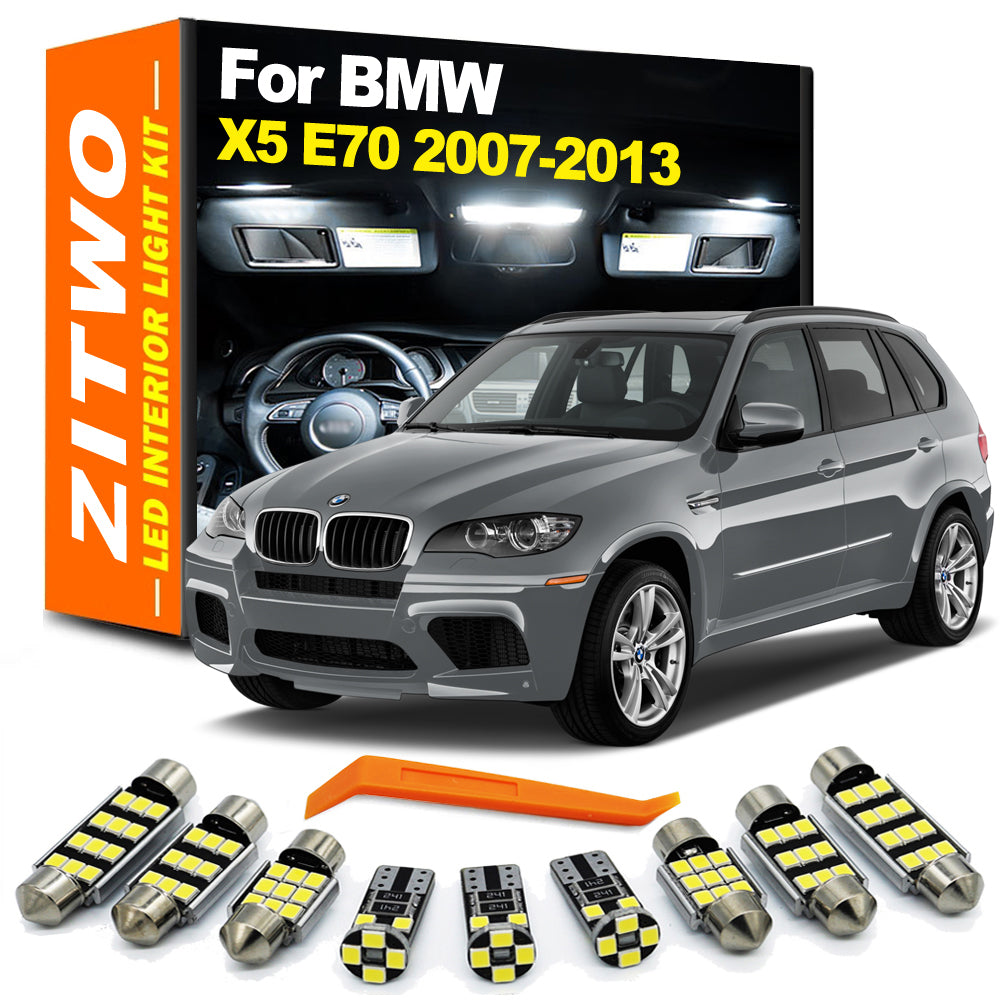 AutoGlowLED 23Pcs Canbus LED Interior Light Kit for BMW X5 E70 2007-2013