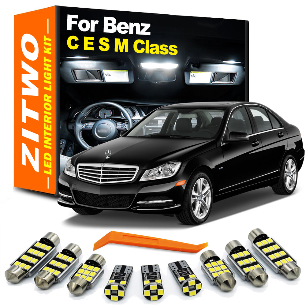 AutoGlowLED Mercedes LED Interior Light Kit C E S M ML W202-W166