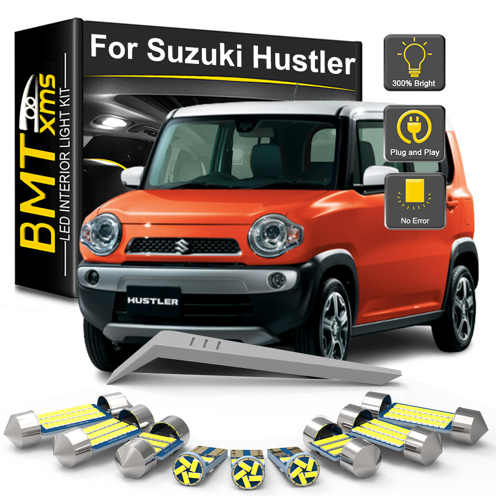 AutoGlowLED LED Interior Light Kit for Suzuki Hustler 2014-2021 Canbus 6Pcs