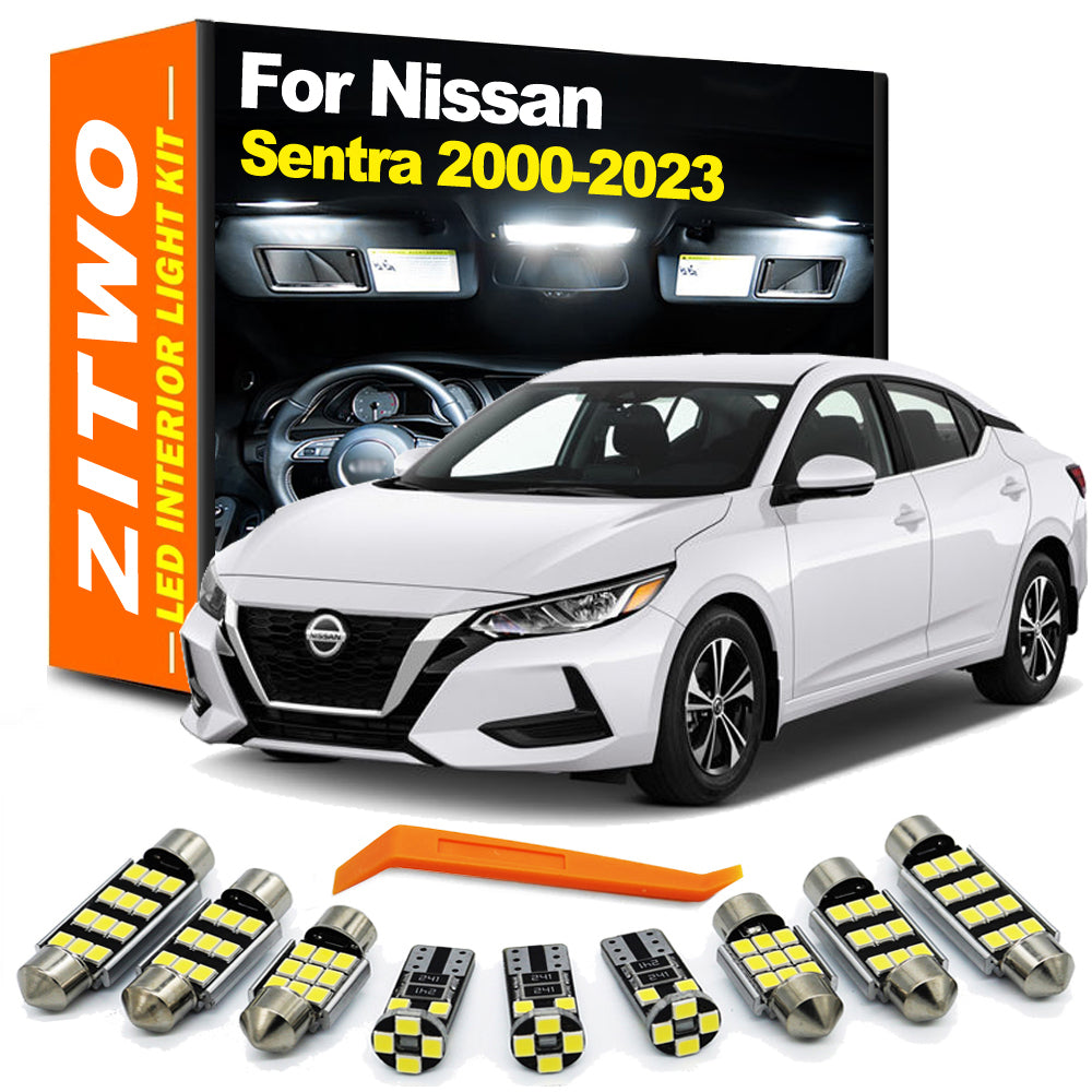 AutoGlowLED LED Interior Light Kit for Nissan Sentra B15 B16 B17 B18 2000-2023