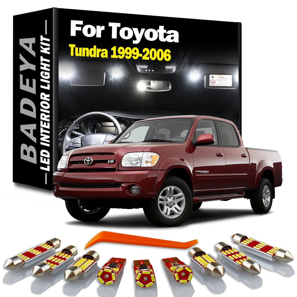 AutoGlowLED 17Pcs LED Interior Light Kit for Toyota Tundra MK1 1999-2006