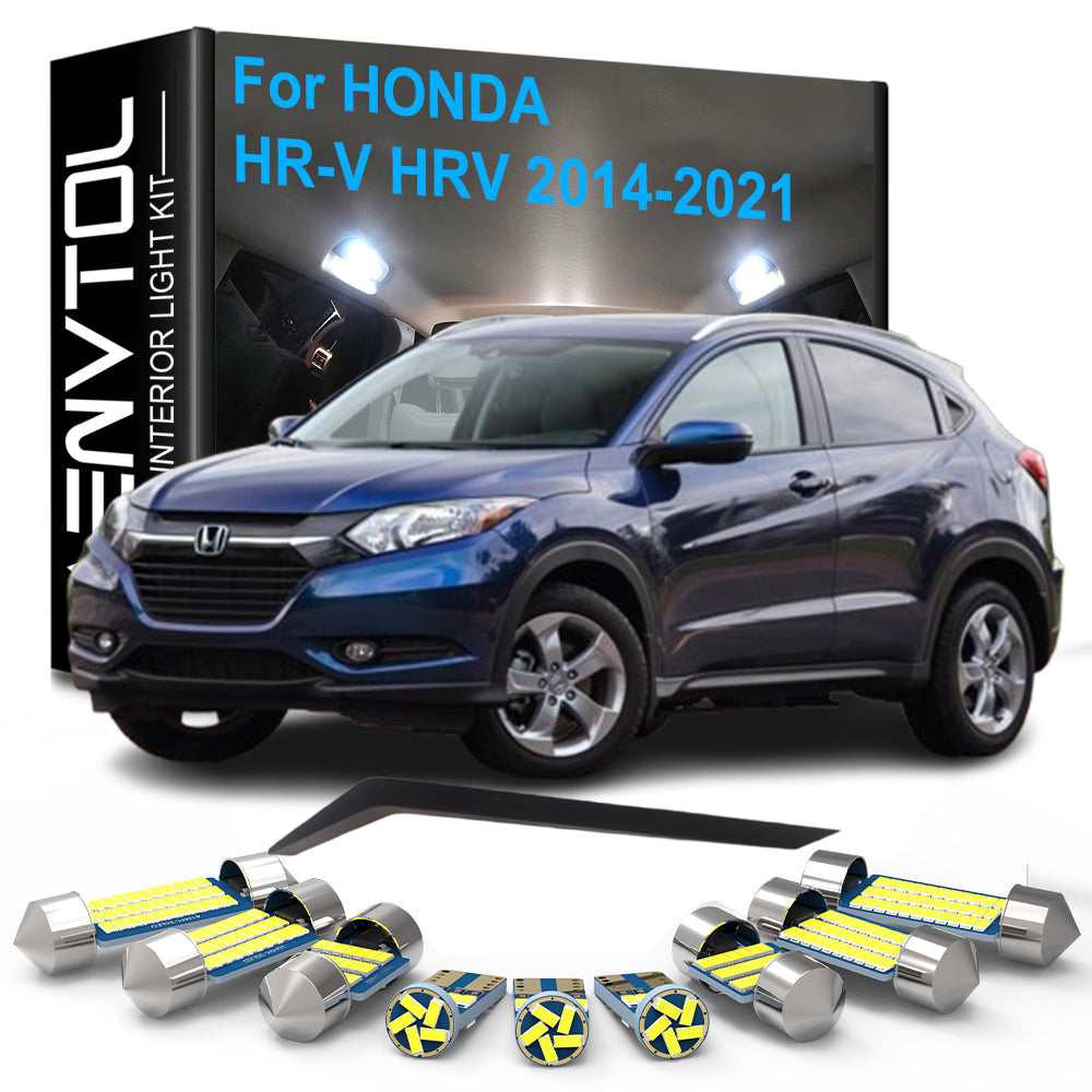 AutoGlowLED 12pcs LED Interior Lights Canbus Kit for Honda HR-V HRV 2014-2021