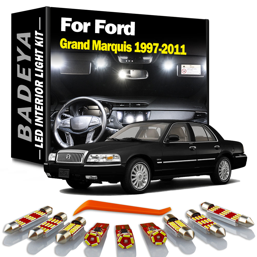 AutoGlowLED Canbus LED Interior Light Kit for Ford Grand Marquis 1997-2011