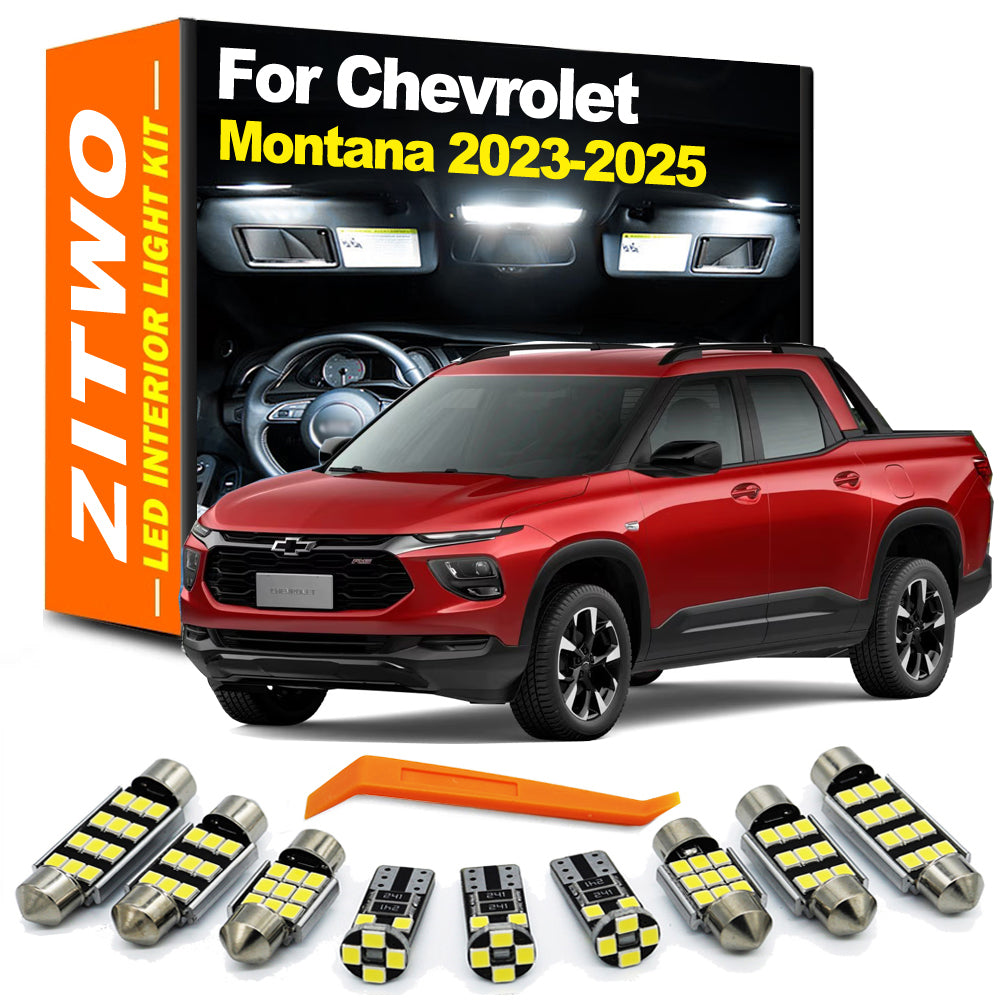 AutoGlowLED 7Pcs LED Interior Light Kit for Chevy Montana 2023-2025 Canbus