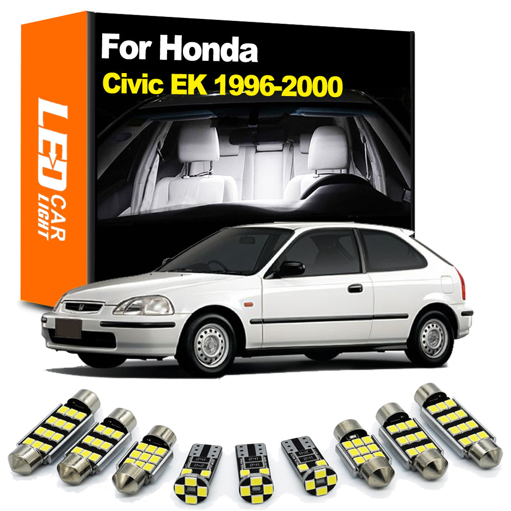 AutoGlowLED Interior LED Light Kit for Honda Civic 1996-2000 Canbus