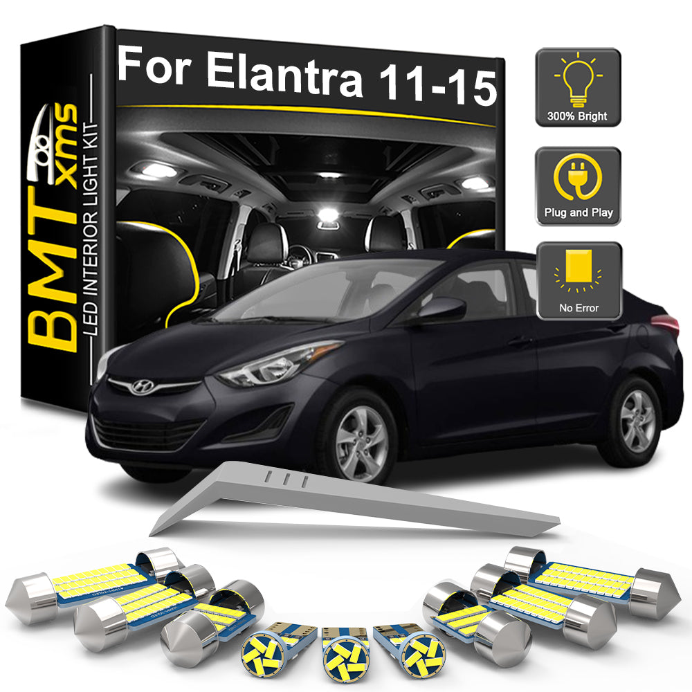 AutoGlowLED Canbus LED Interior Light Kit for Hyundai Elantra 2011-2015
