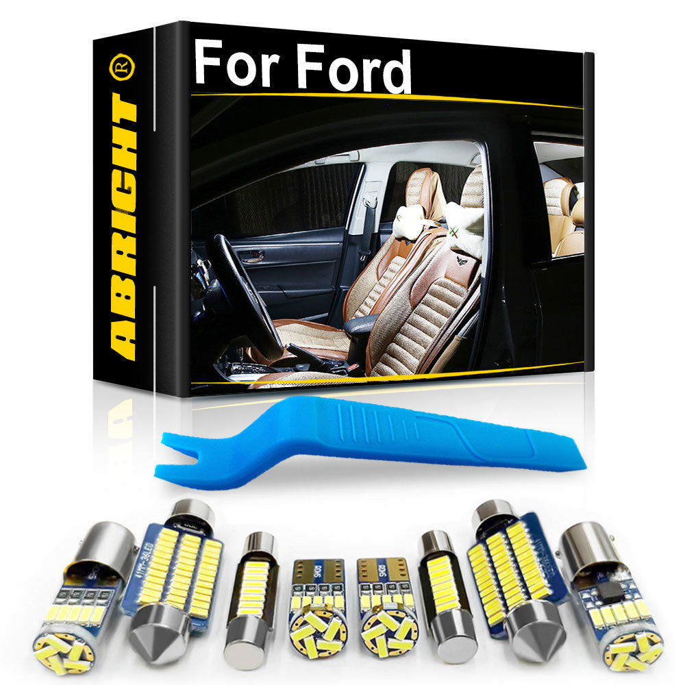 AutoGlowLED Canbus LED Interior Light Kit for Ford Escape Explorer Expedition Edge Excursion Flex