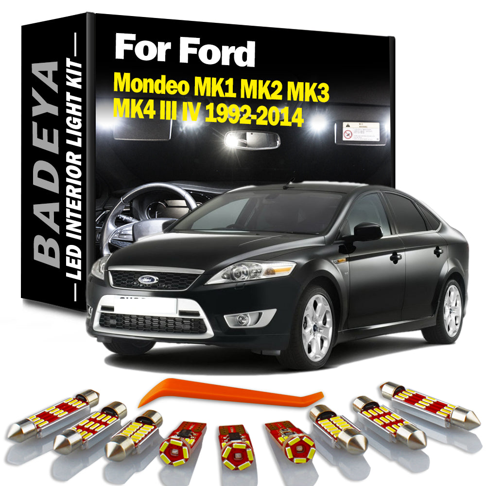 AutoGlowLED LED Interior Light Kit for Ford Mondeo MK1-MK4 1992-2014