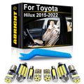 AutoGlowLED Canbus LED Interior Light Kit for Toyota Hilux 2015-2022