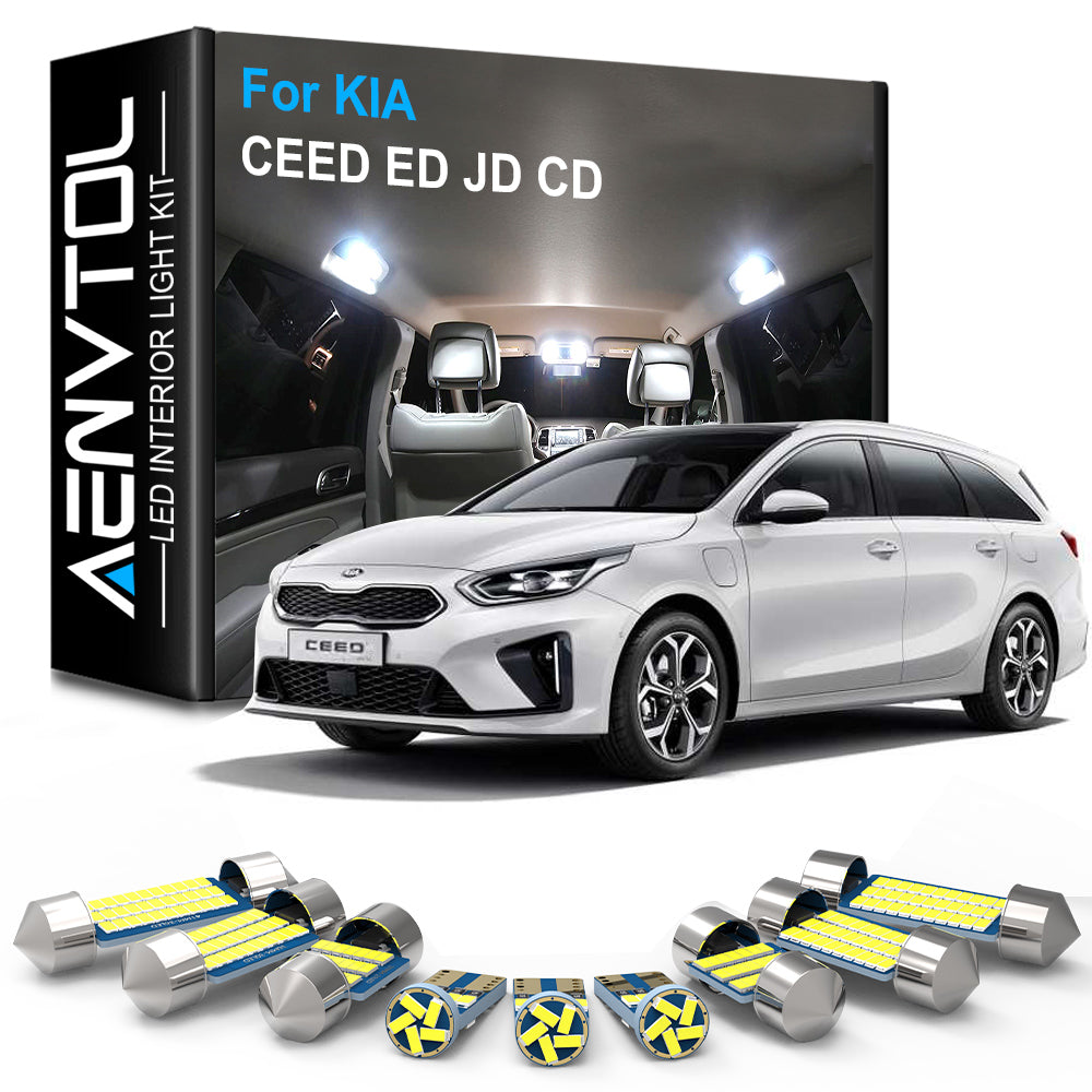 AutoGlowLED Canbus LED Interior Light Kit for KIA CEED 2006-2020