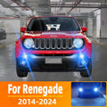 AutoGlowLED LED Daytime Running Light for Jeep Renegade 2014-2024, 2pcs
