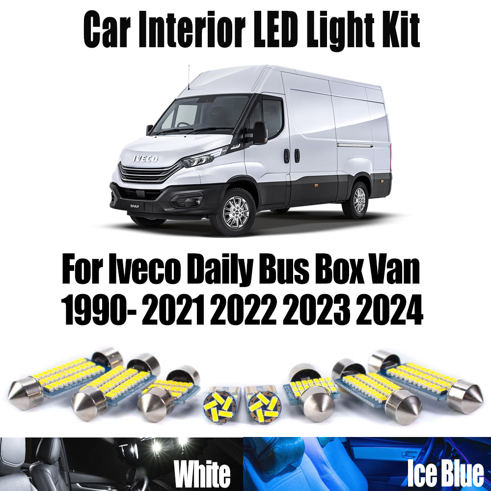 AutoGlowLED Canbus LED Interior Light Kit for Iveco Daily 1990-2024