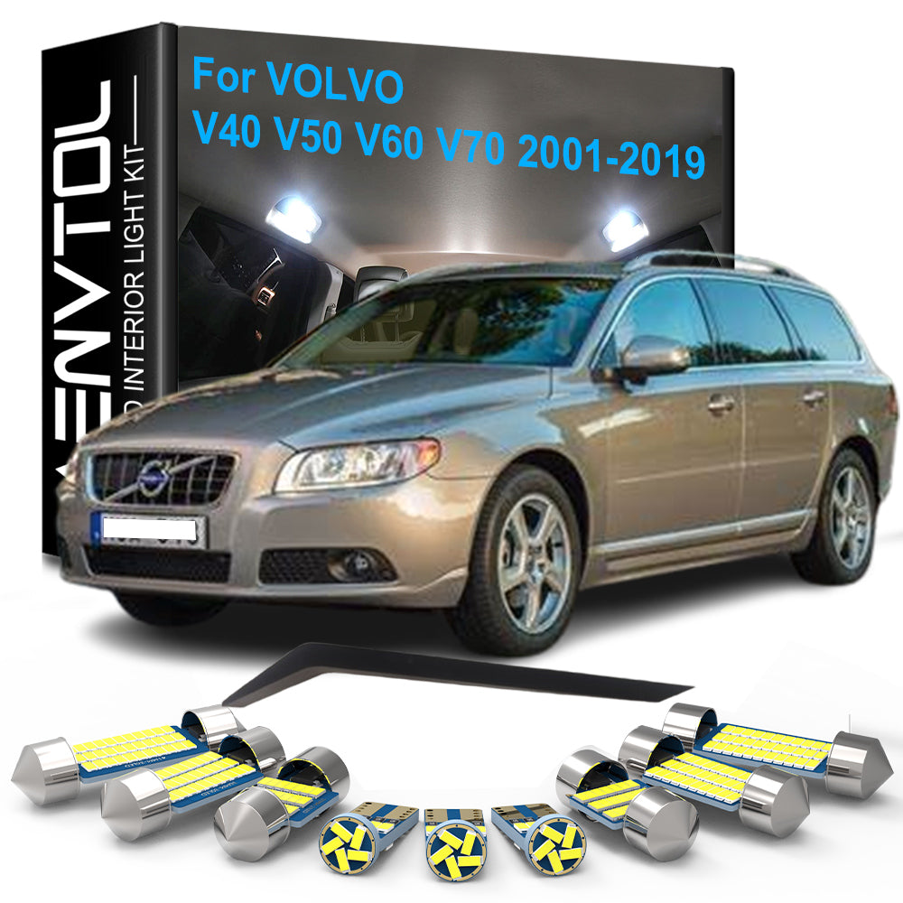 AutoGlowLED Canbus LED Interior Light Kit for Volvo V40 V50 V60 V70