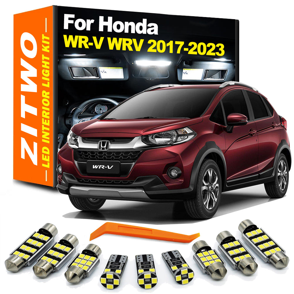 AutoGlowLED 8Pcs LED Interior Light Kit for Honda WR-V 2017-2023