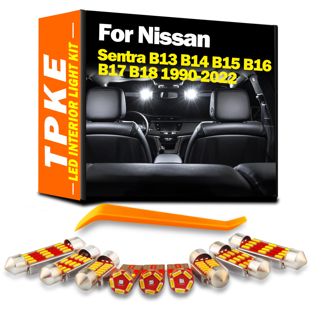 AutoGlowLED LED Interior Light Kit for Nissan Sentra B13-B18