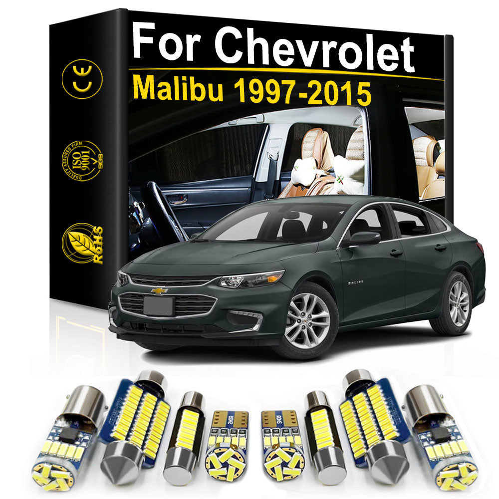 AutoGlowLED LED Interior Light Kit for Chevrolet Malibu 1997-2015 Canbus