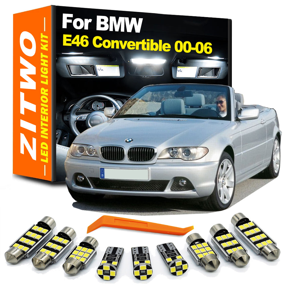 AutoGlowLED 13Pcs LED Interior Light Kit for BMW 3 Series E46 Convertible 2000-2005