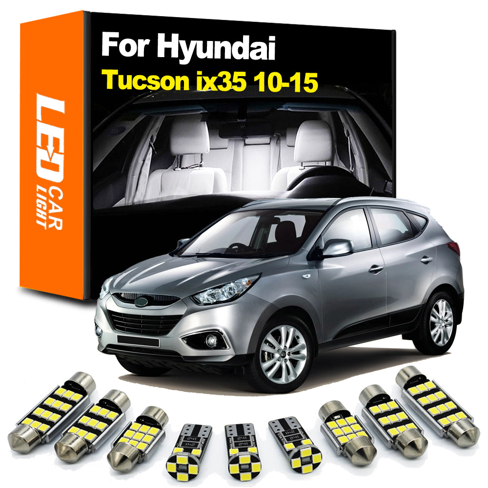AutoGlowLED Interior LED Light Kit for Hyundai Tucson ix35 JM LM TL 2004-2021 Canbus No Error