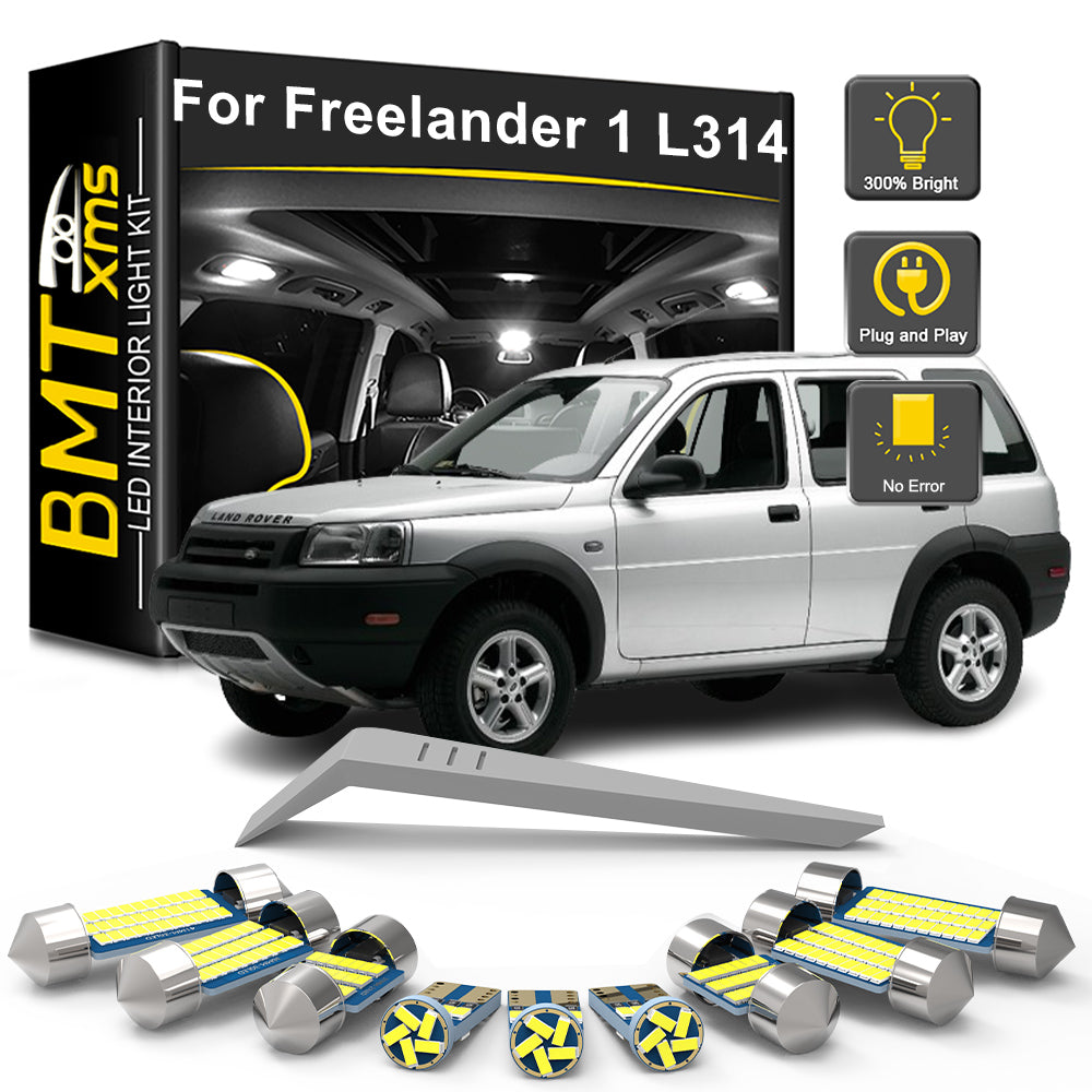 AutoGlowLED Canbus LED Interior Light Kit for Land Rover Freelander 1 L314