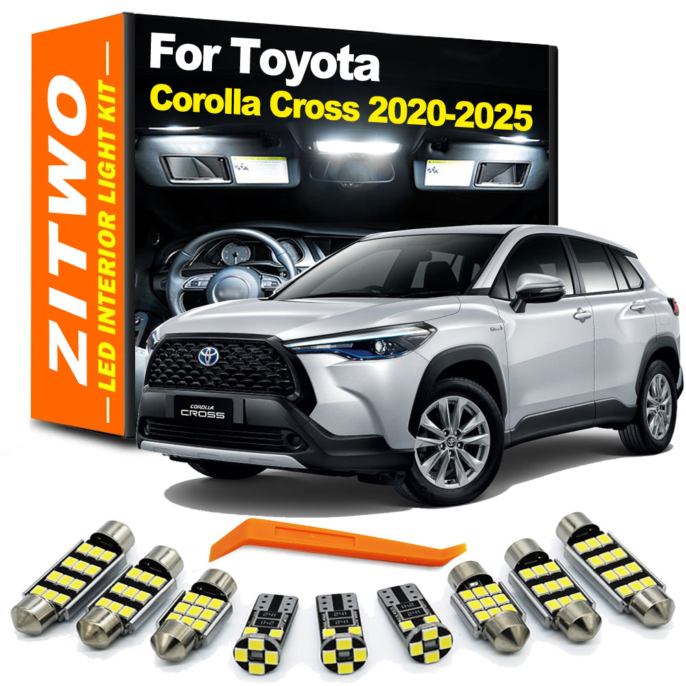 AutoGlowLED Canbus LED Interior Light Kit for Toyota Corolla Cross 2020-2025