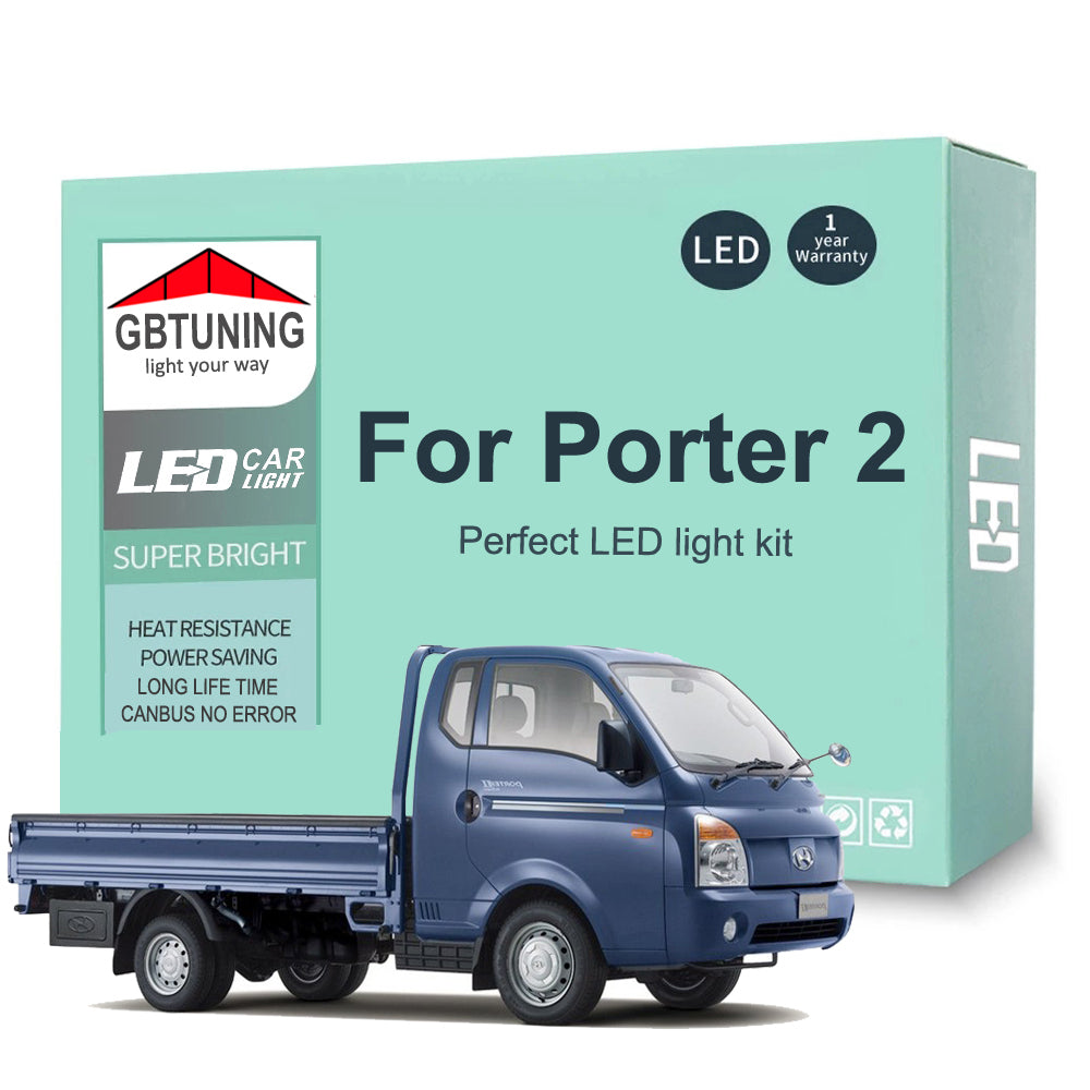 AutoGlowLED 8Pcs Canbus Interior LED Light Kit for Hyundai Porter 2 2013-2019