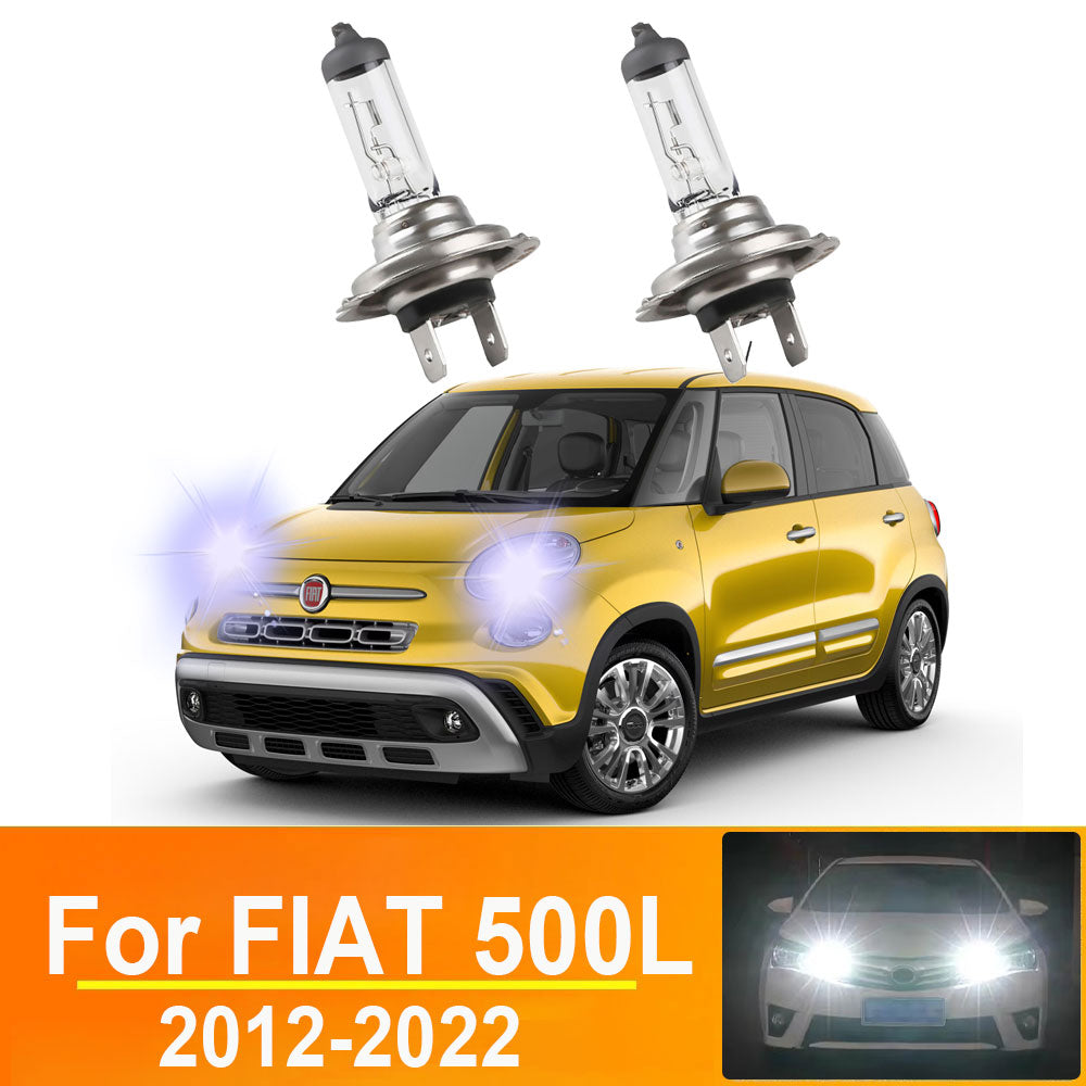 AutoGlowLED H7 Canbus Halogen Headlight Bulbs for FIAT 500L 2012-2022, 2PCS