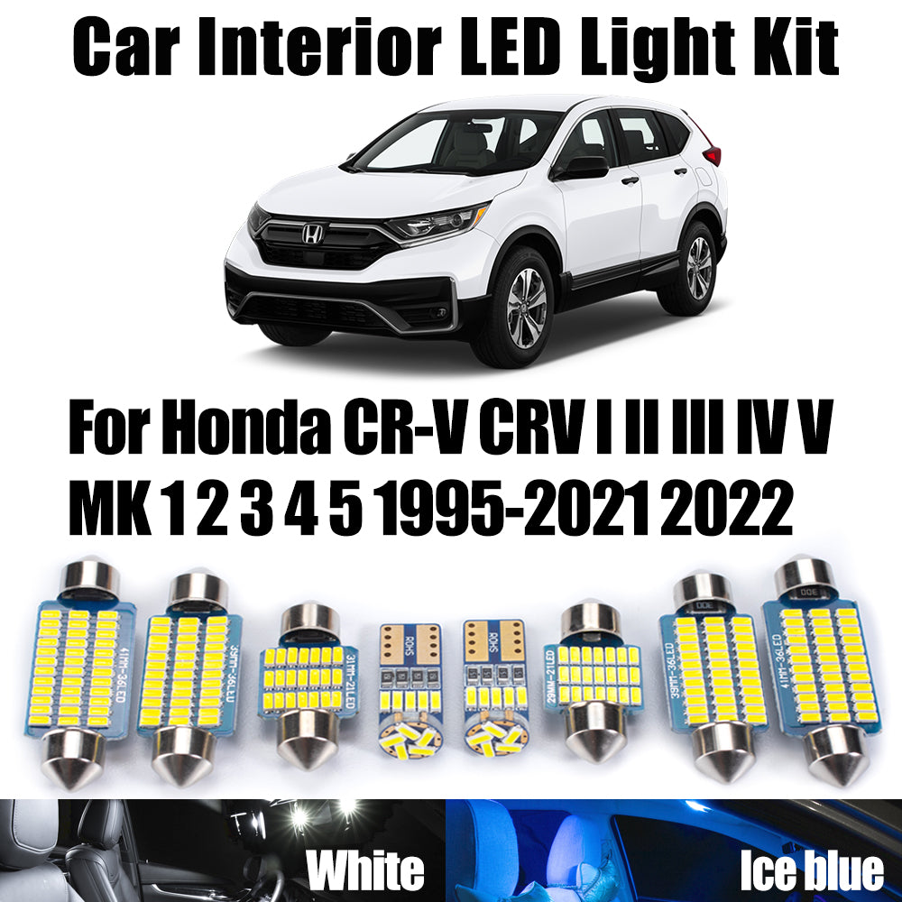 AutoGlowLED Canbus LED Interior Light Kit for Honda CR-V 1995-2022
