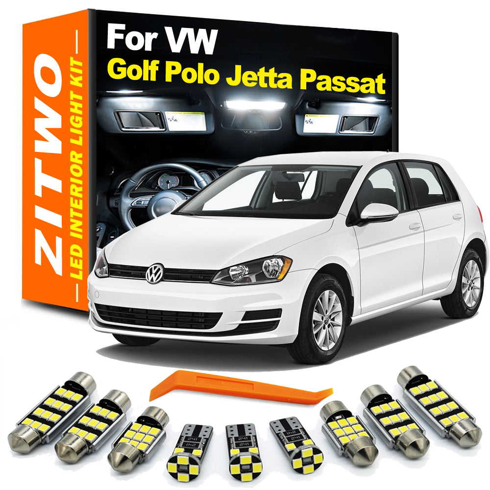 AutoGlowLED Canbus LED Interior Light Kit for VW Golf Jetta Passat Polo Tiguan