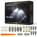 ZITWO 11Pcs LED Interior Light Bulb Kit For Opel Vauxhall Cascada 2013 2014 2015 2016 2017 2018 2019 Dome Map Indoor Trunk Lamp