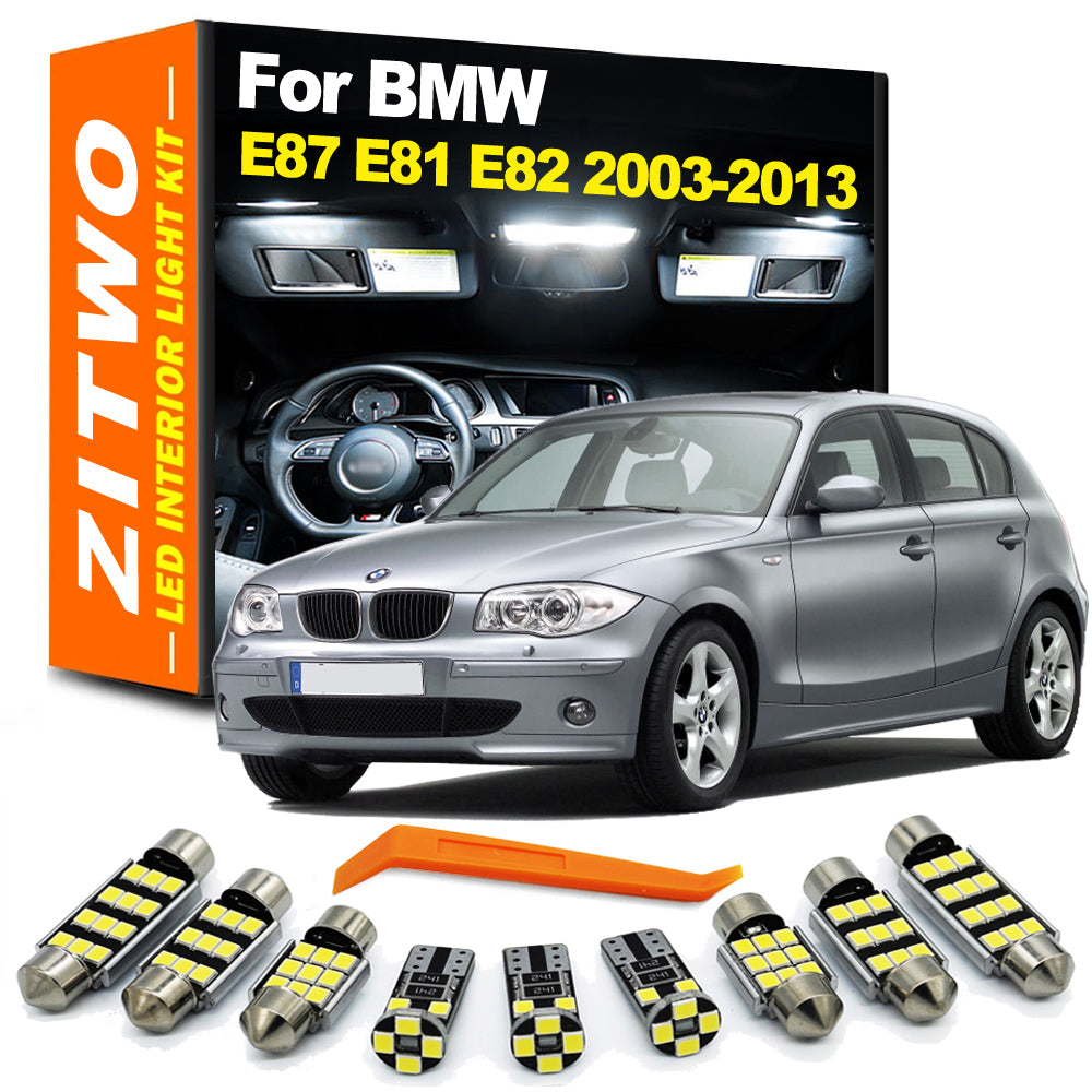 AutoGlowLED 13Pcs LED Interior Light Kit for BMW 1 Series E87 E81 E82 2003-2013