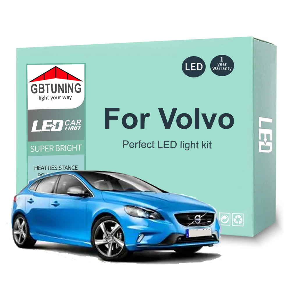 AutoGlowLED Canbus LED Interior Light Kit for Volvo V40 V50 V60 V70 V90