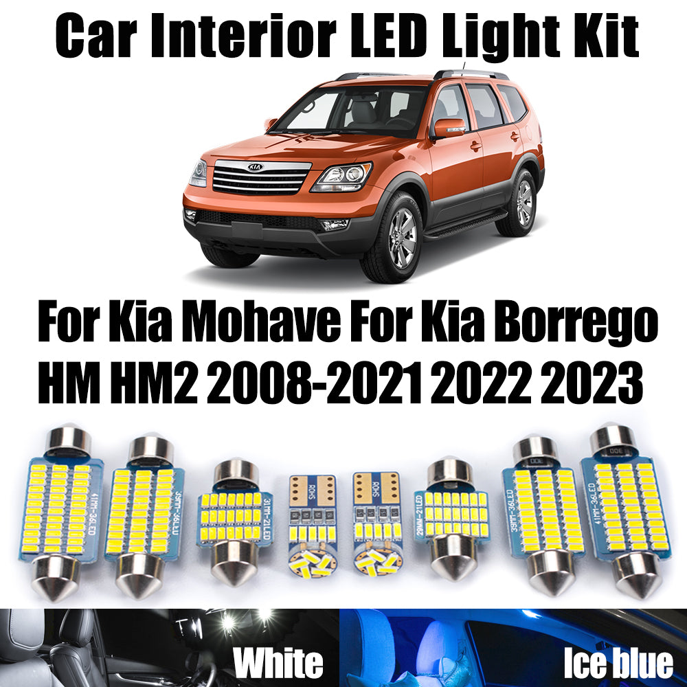 AutoGlowLED LED Interior Map Dome Light Kit for Kia Mohave Borrego HM HM2