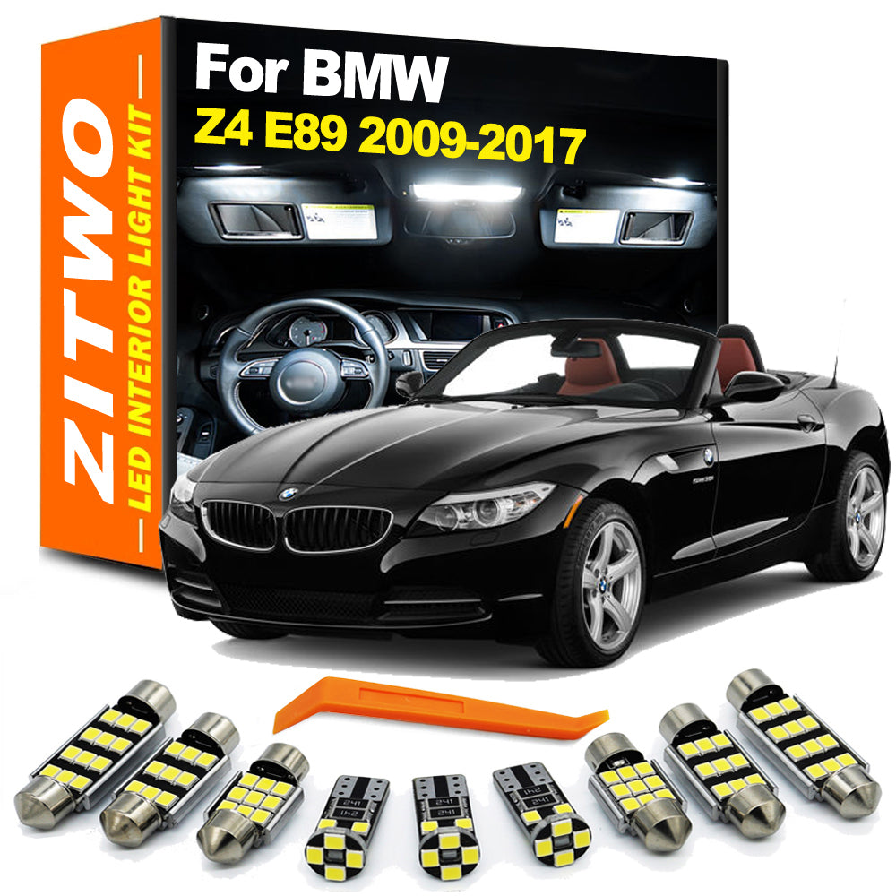 AutoGlowLED 11Pcs Canbus LED Interior Light Kit for BMW Z4 E89 2009-2017