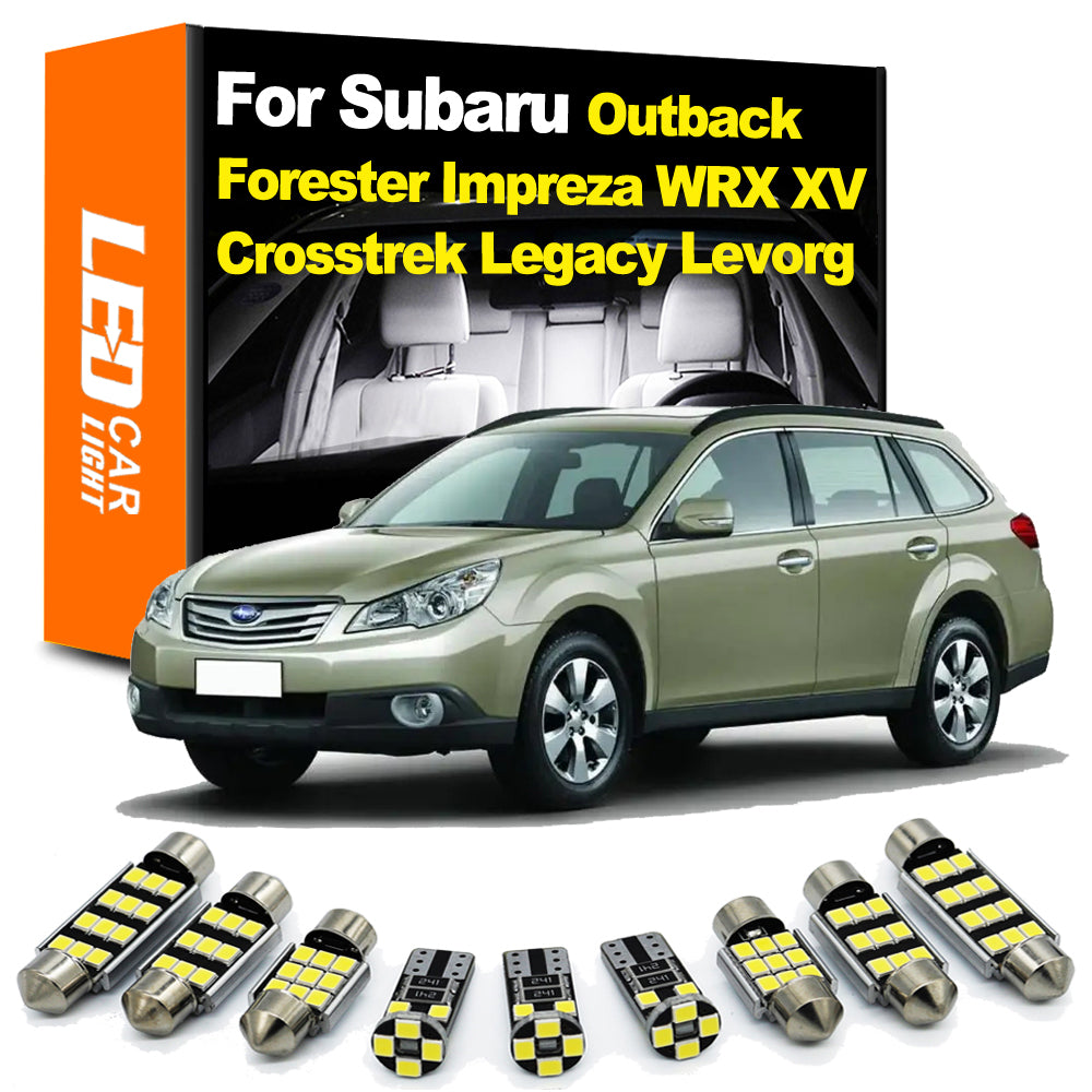 AutoGlowLED Interior LED Light Kit for Subaru Outback Forester Impreza WRX