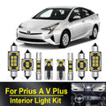 AutoGlowLED 14Pc LED Interior Light Kit for Toyota Prius 2012-2019