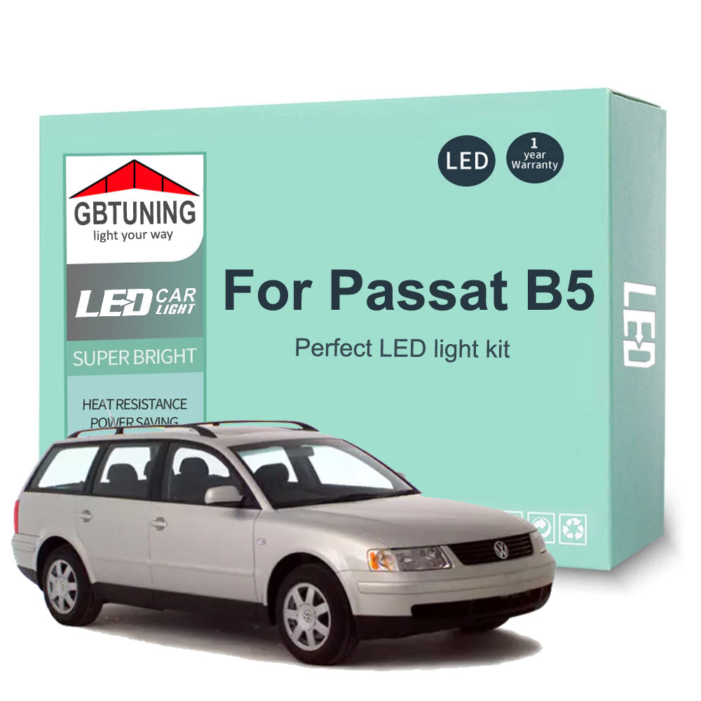 AutoGlowLED Canbus LED Interior Light Kit for VW Passat B5 1998-2005