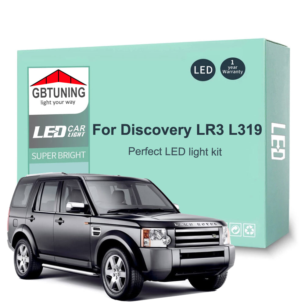 AutoGlowLED 21Pcs LED Interior Light Kit for Land Rover Discovery III LR3 L319 2005-2009 Canbus