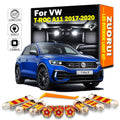 AutoGlowLED 16Pc Canbus LED Interior Trunk Light Kit for VW T-ROC A11 2017-2020