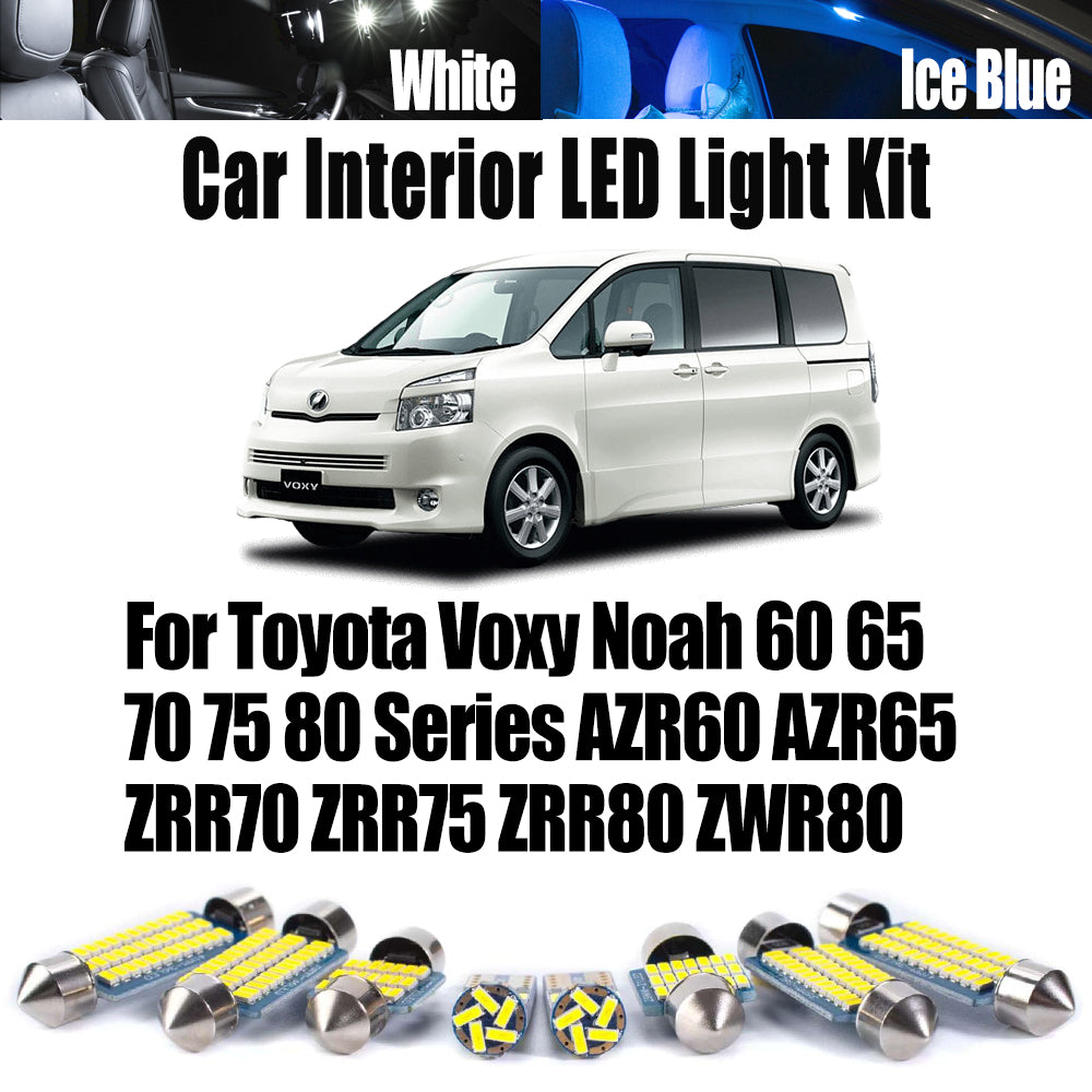 AutoGlowLED Canbus LED Interior Light Kit for Toyota Voxy Noah 60-80 Series