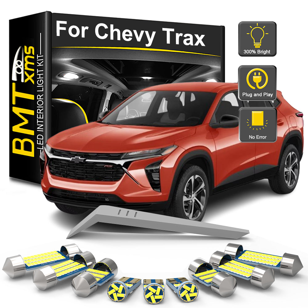 AutoGlowLED Interior LED Light Kit for Chevrolet Trax 2023-2024 Canbus 6Pcs