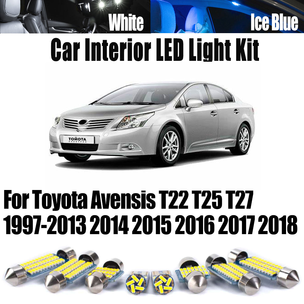 AutoGlowLED Canbus LED Interior Light Kit for Toyota Avensis T22 T25 T27
