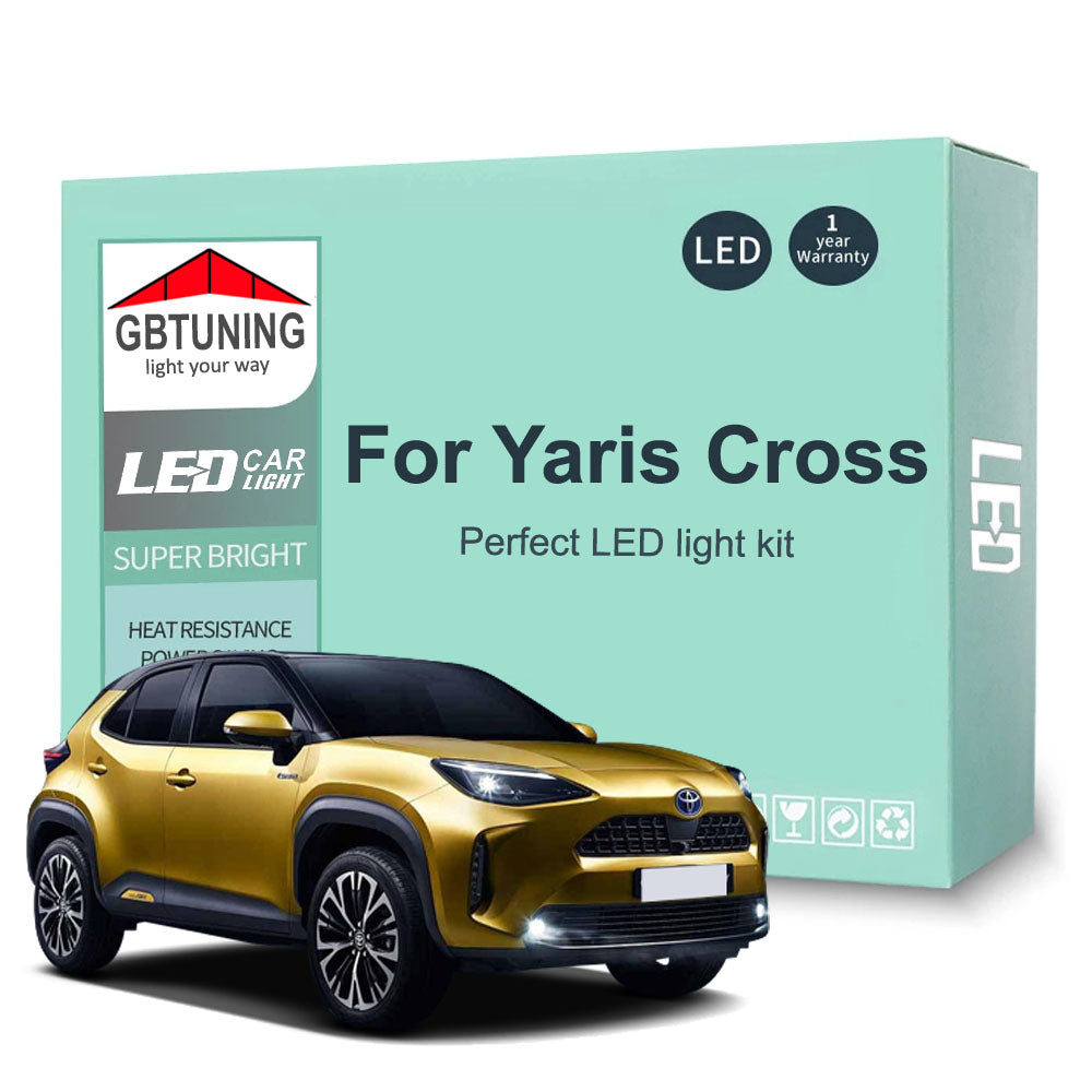 AutoGlowLED Canbus LED Interior Light Kit for Toyota Yaris Cross 2020-2024