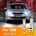 AutoGlowLED LED Interior Light Kit for Peugeot 308 2007-2021 Canbus Bulb