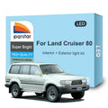 LED Interior & Exterior Light Kit for Toyota Land Cruiser 80 LC80 1990-1997 AutoGlowLED