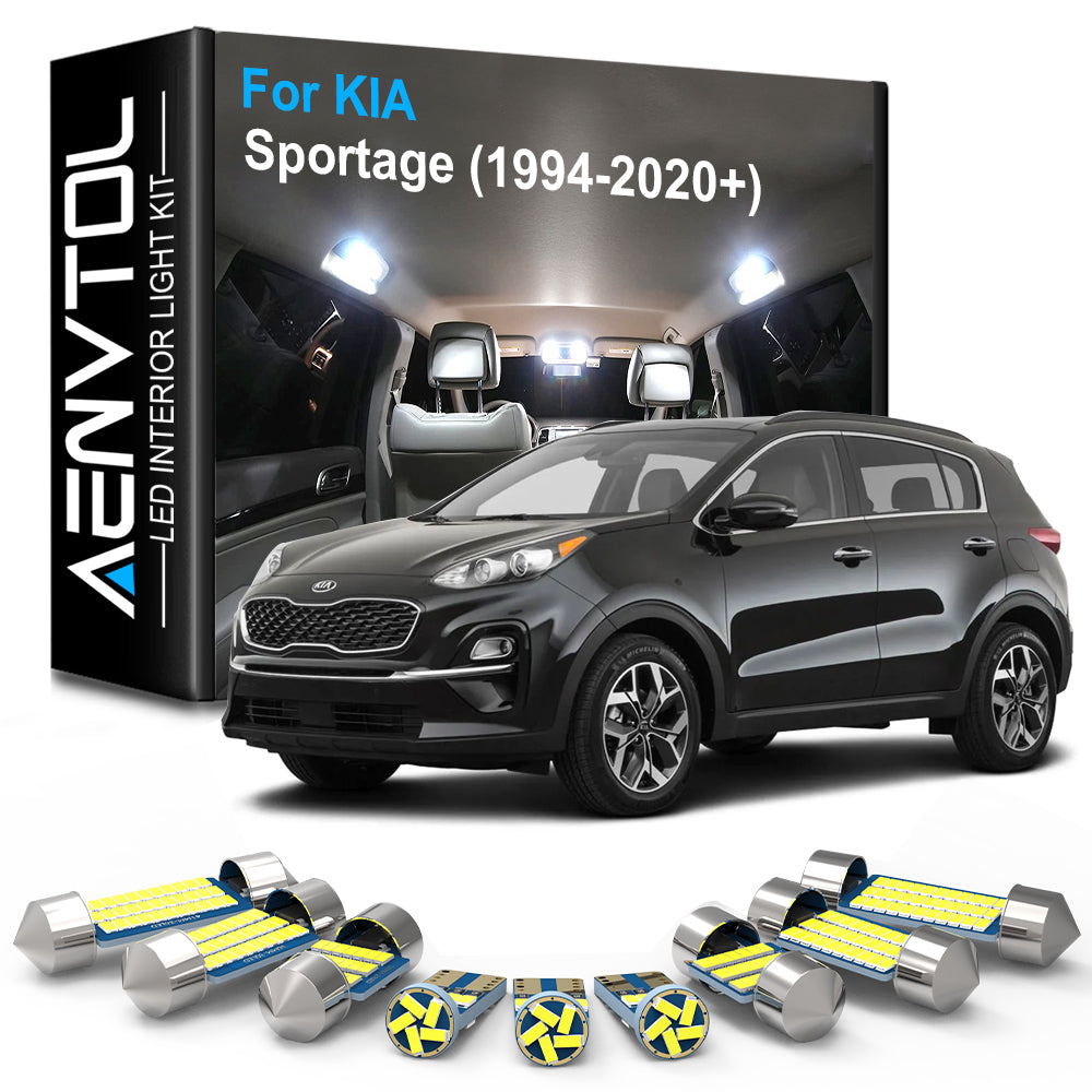 AutoGlowLED Canbus LED Interior Light Kit for KIA Sportage 1994-2020