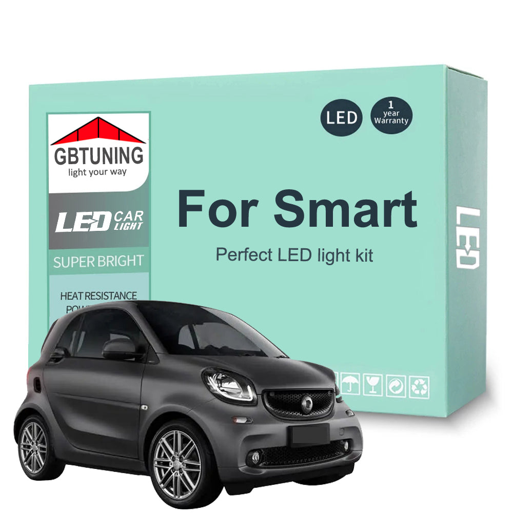 LED Interior Light Kit for Smart Fortwo Forfour AutoGlowLED