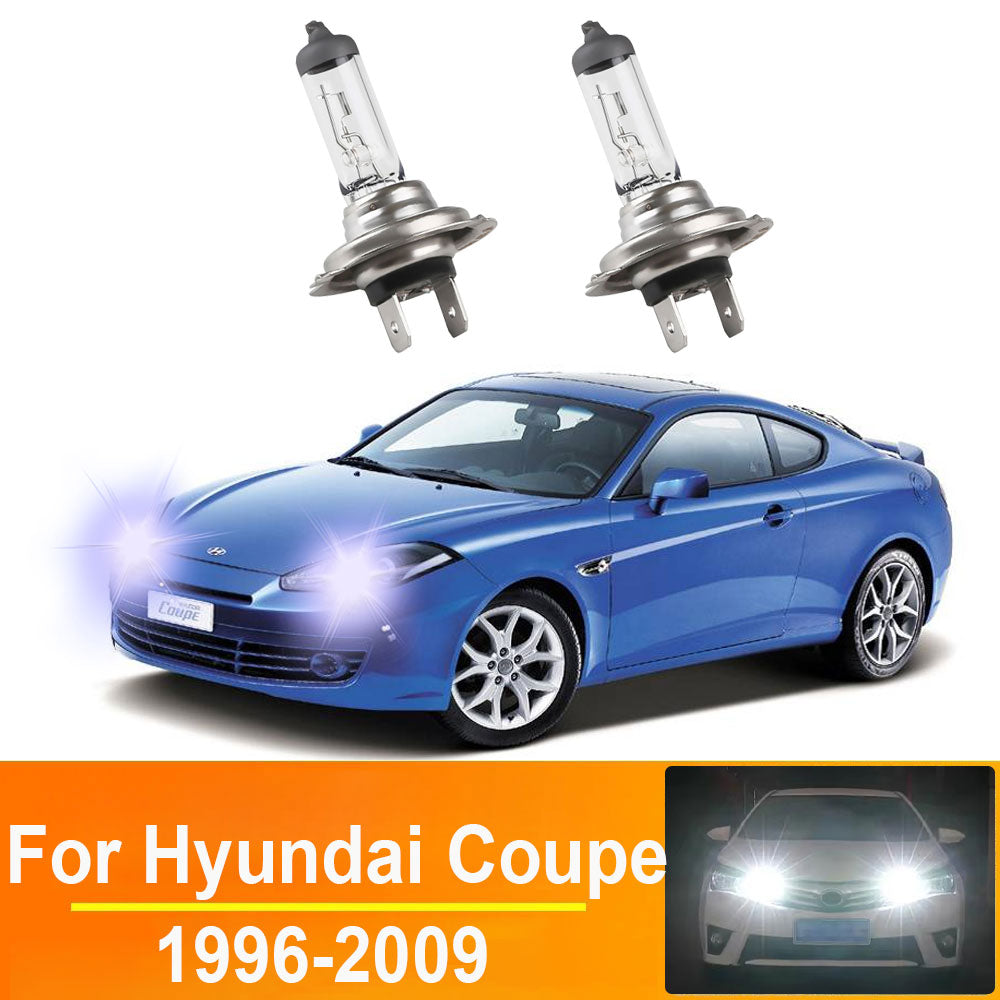 AutoGlowLED H7 Canbus Car Headlight Bulbs 2PCS for Hyundai Coupe 1996-2009